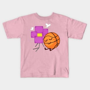 Robot Flower x Basketball Kids T-Shirt